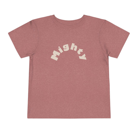 TODDLER MIGHTY TEE - MAUVE